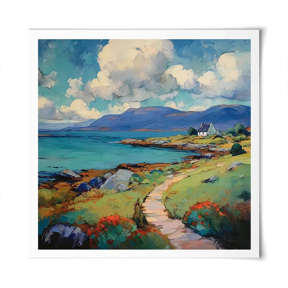 Meandering Mull Square Art Print Meandering Mull Square Art Print wall art product David Alexander Elder