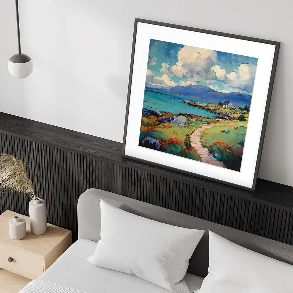 Meandering Mull Square Framed Art Print Meandering Mull Square Framed Art Print wall art product David Alexander Elder
