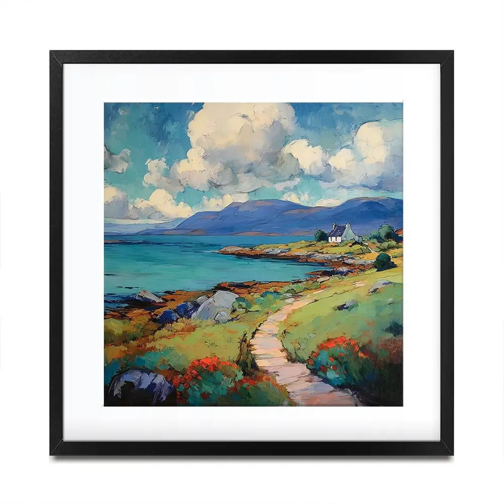 Meandering Mull Square Framed Art Print Meandering Mull Square Framed Art Print wall art product David Alexander Elder