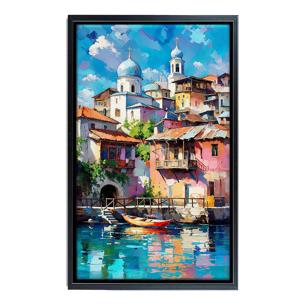 Mediterranean Harbour Chapter 1 Canvas Print Mediterranean Harbour Chapter 1 Canvas Print wall art product David Alexander Elder