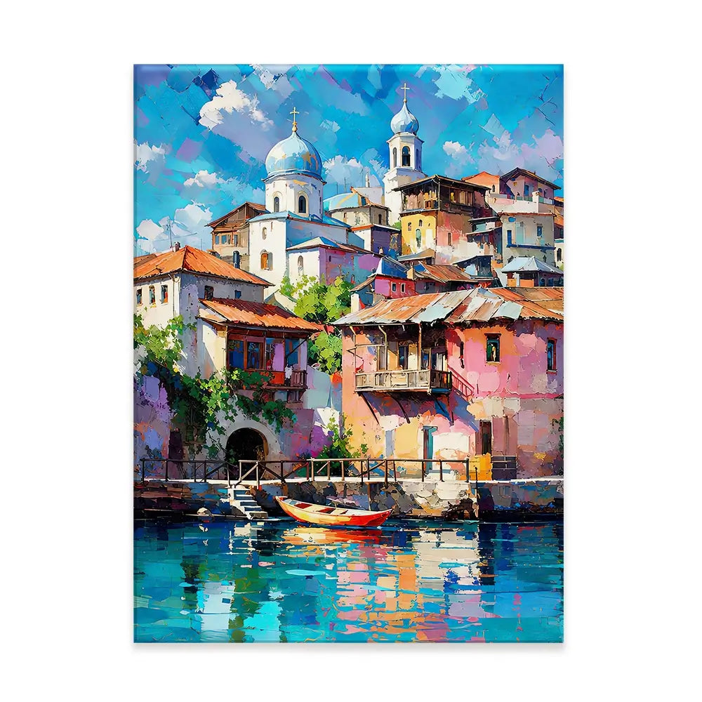 Mediterranean Harbour Chapter 1 Canvas Print Mediterranean Harbour Chapter 1 Canvas Print wall art product David Alexander Elder