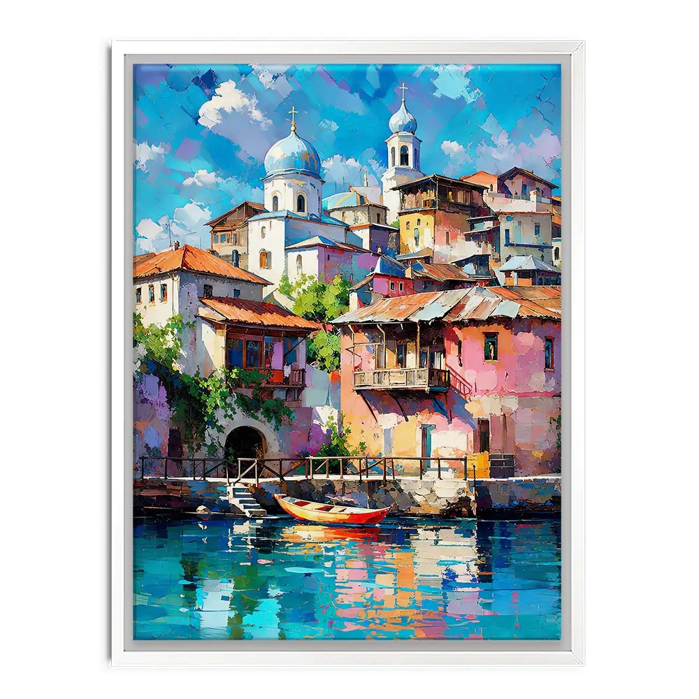 Mediterranean Harbour Chapter 1 Canvas Print Mediterranean Harbour Chapter 1 Canvas Print wall art product David Alexander Elder