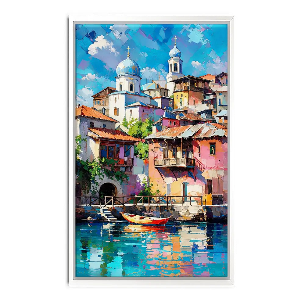 Mediterranean Harbour Chapter 1 Canvas Print Mediterranean Harbour Chapter 1 Canvas Print wall art product David Alexander Elder