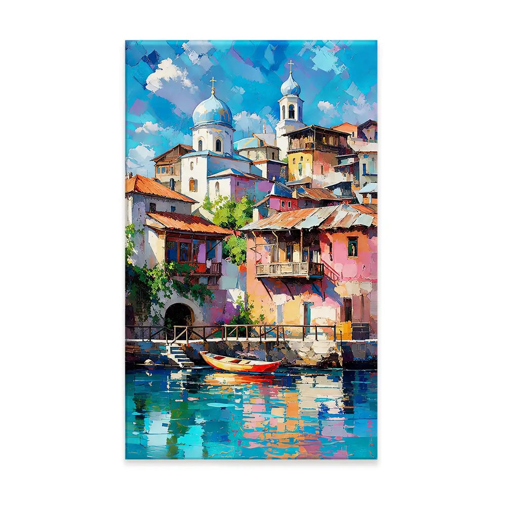 Mediterranean Harbour Chapter 1 Canvas Print Mediterranean Harbour Chapter 1 Canvas Print wall art product David Alexander Elder