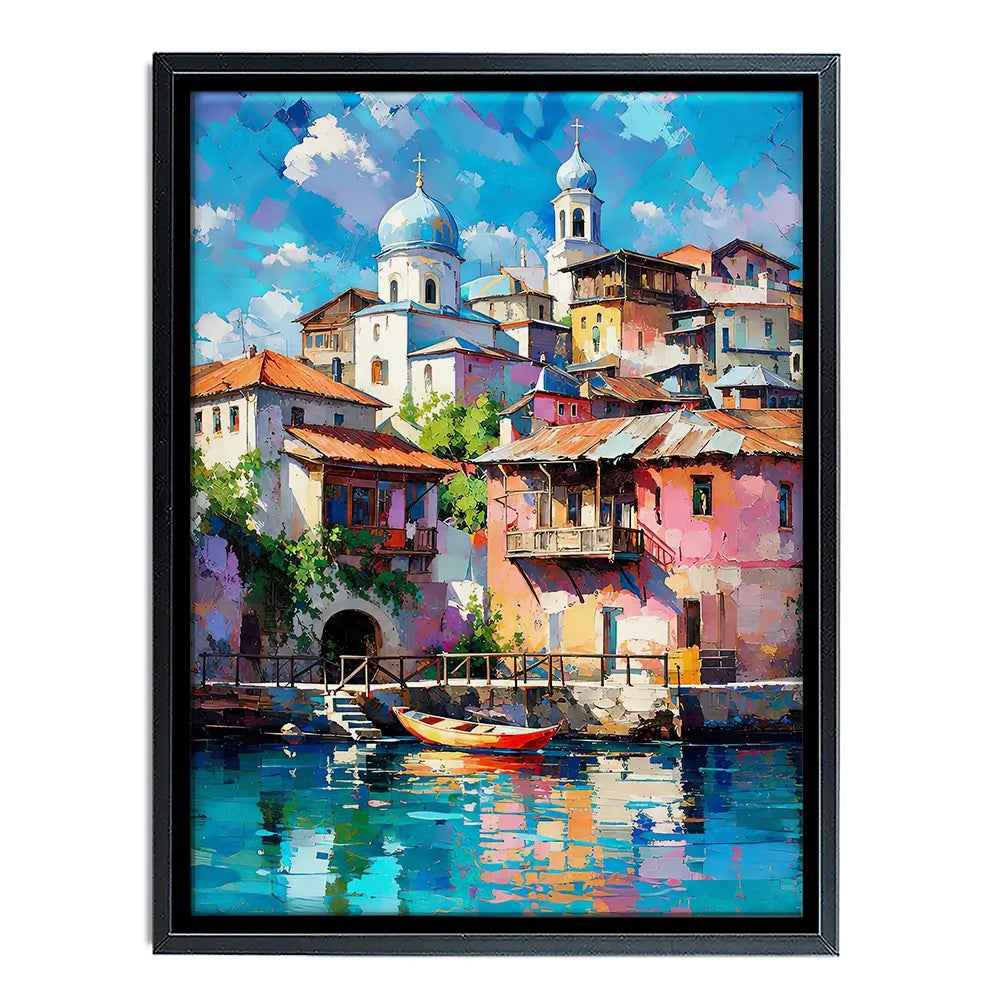 Mediterranean Harbour Chapter 1 Canvas Print Mediterranean Harbour Chapter 1 Canvas Print wall art product David Alexander Elder