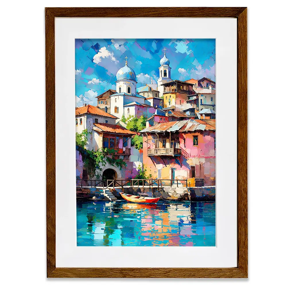 Mediterranean Harbour Chapter 1 Framed Art Print Mediterranean Harbour Chapter 1 Framed Art Print wall art product David Alexander Elder