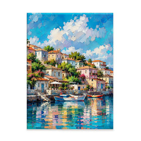 Mediterranean Harbour Chapter 2 Canvas Print Mediterranean Harbour Chapter 2 Canvas Print wall art product David Alexander Elder