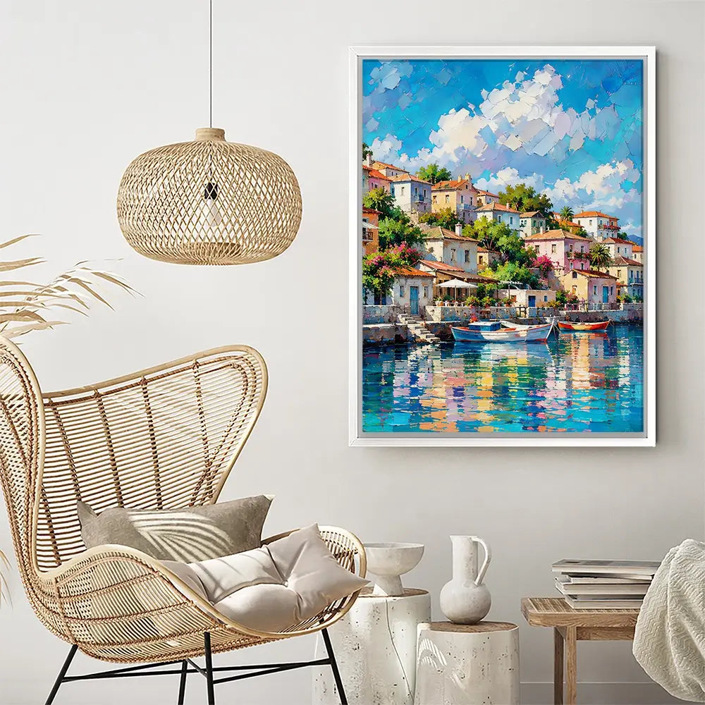 Mediterranean Harbour Chapter 2 Canvas Print Mediterranean Harbour Chapter 2 Canvas Print wall art product David Alexander Elder