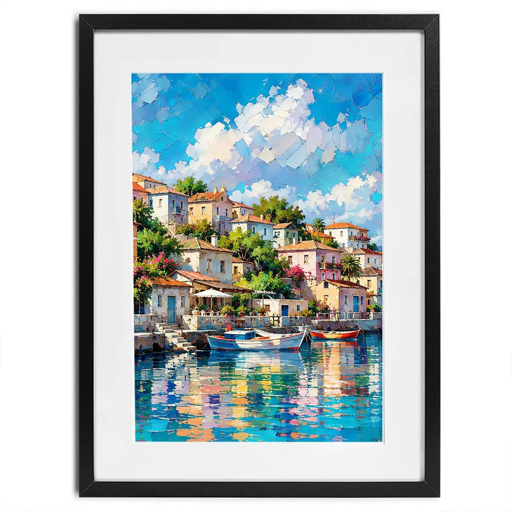 Mediterranean Harbour Chapter 2 Framed Art Print Mediterranean Harbour Chapter 2 Framed Art Print wall art product David Alexander Elder