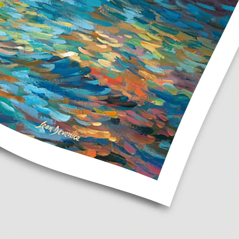 Mediterranean Sunset Art Print Mediterranean Sunset Art Print wall art product Leon Devenice
