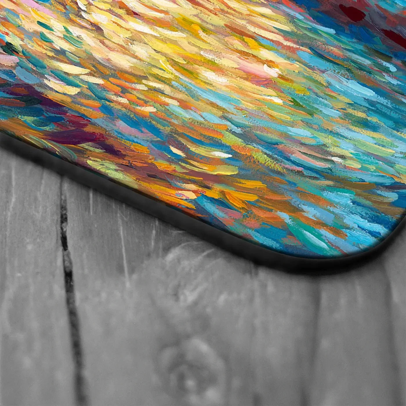 Mediterranean Sunset Coaster Set Rainbow Soul Tree Coaster Set | Rainbow Soul Tree Art Coasters wall art product Leon Devenice