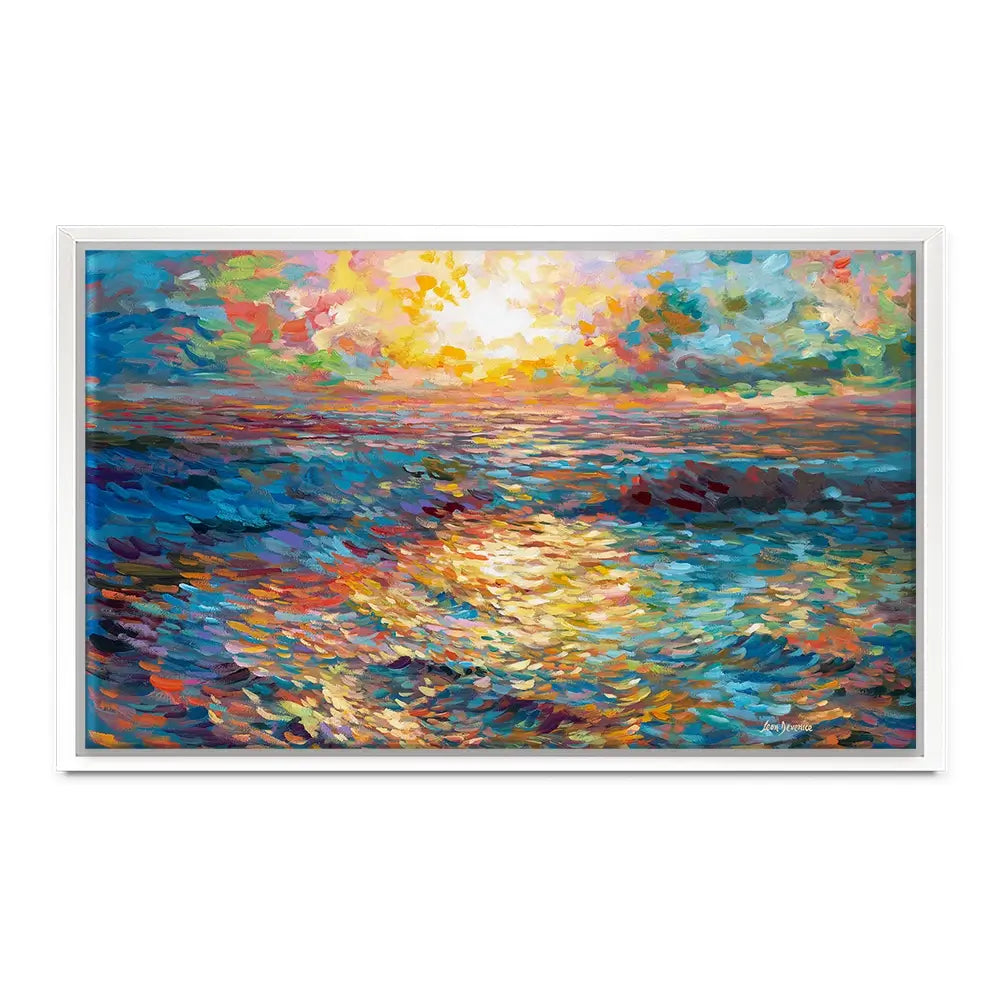 Mediterranean Sunset Oversized Canvas Print Mediterranean Sunset Oversized Canvas Print wall art product Art Print Shop