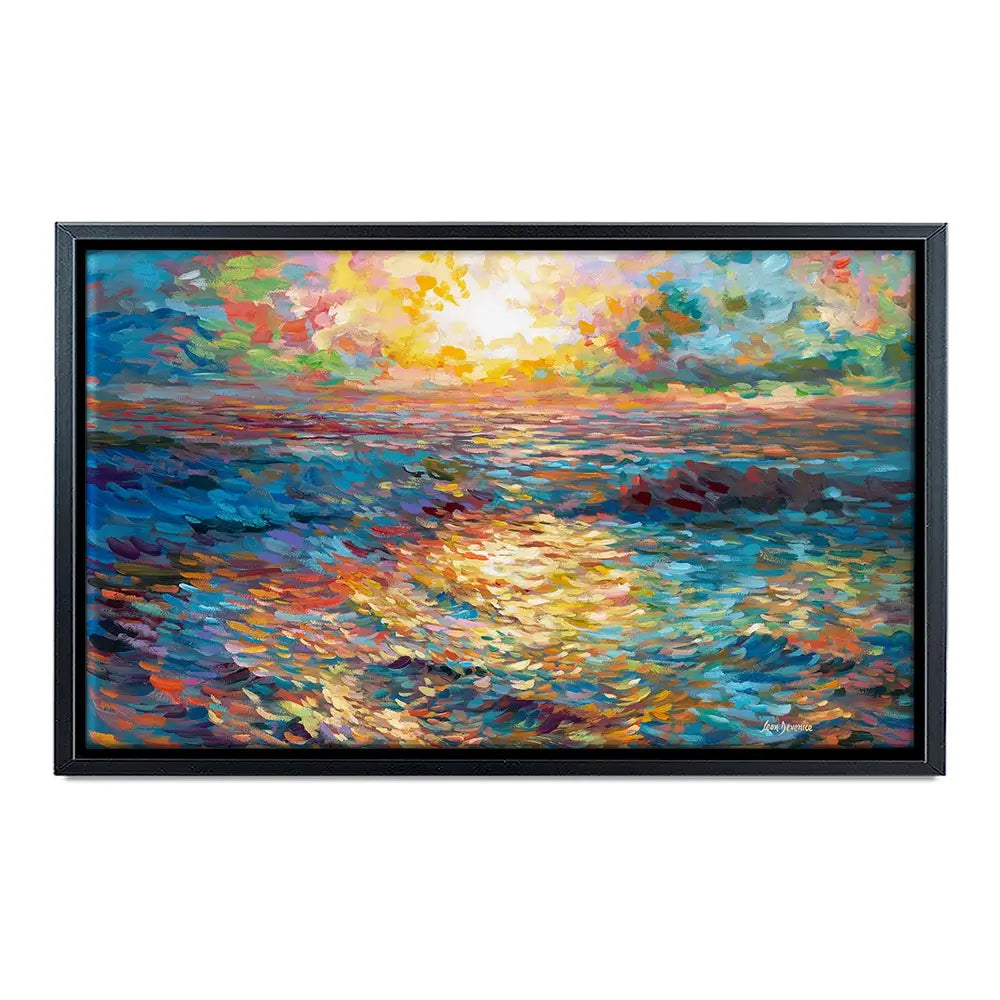 Mediterranean Sunset Oversized Canvas Print Mediterranean Sunset Oversized Canvas Print wall art product Art Print Shop