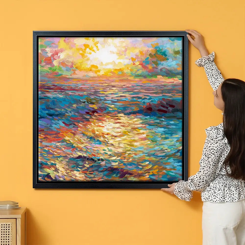 Mediterranean Sunset Oversized Canvas Print Mediterranean Sunset Oversized Canvas Print wall art product Art Print Shop