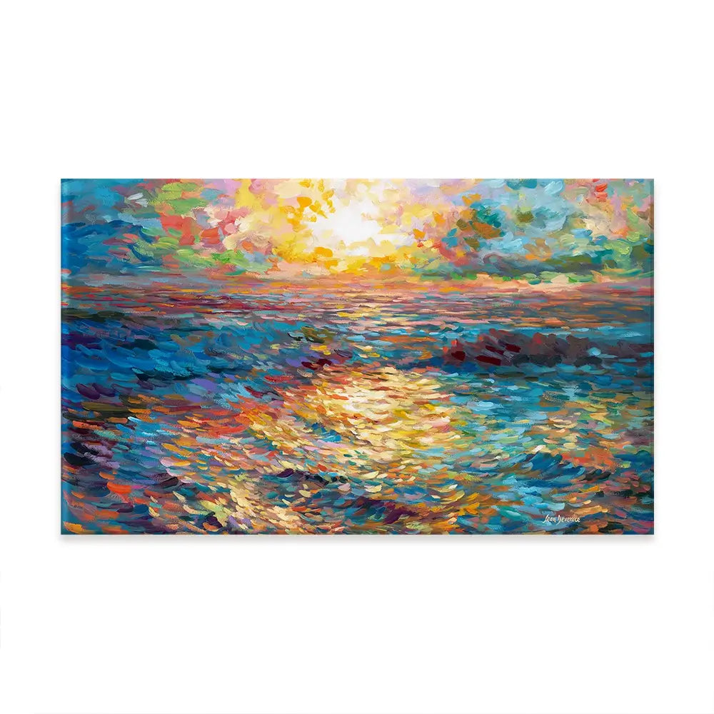 Mediterranean Sunset Oversized Canvas Print Mediterranean Sunset Oversized Canvas Print wall art product Art Print Shop