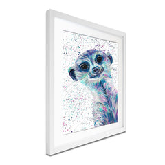 Meerkat Mervin Framed Art Print wall art product Emma LC Art