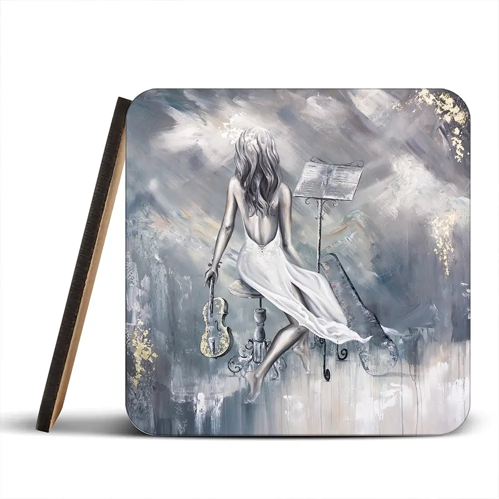 Mellifluous 2 Coaster Set Mellifluous 2 Coaster Set wall art product Isabella Karolewicz