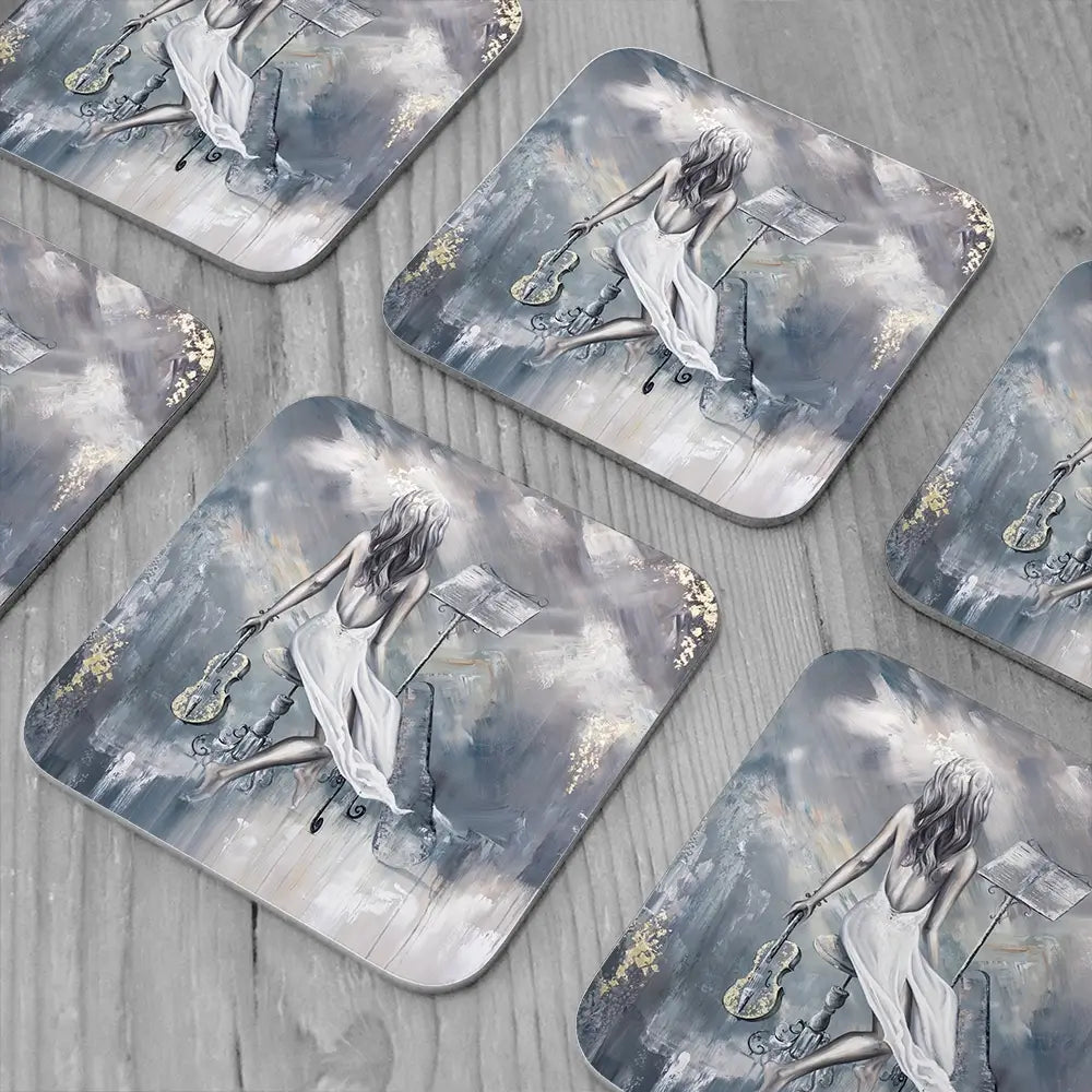 Mellifluous 2 Coaster Set Mellifluous 2 Coaster Set wall art product Isabella Karolewicz