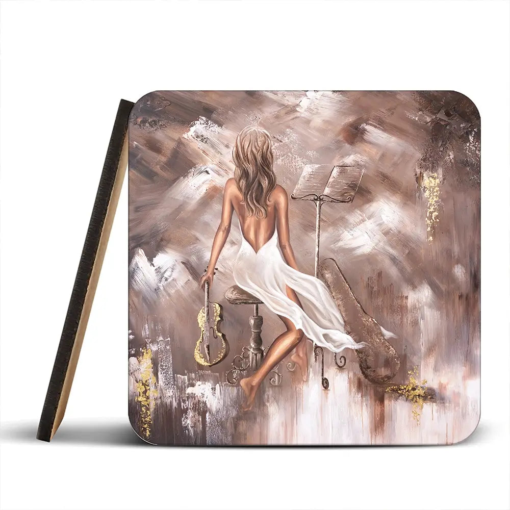 Mellifluous Coaster Set Mellifluous Coaster Set wall art product Isabella Karolewicz
