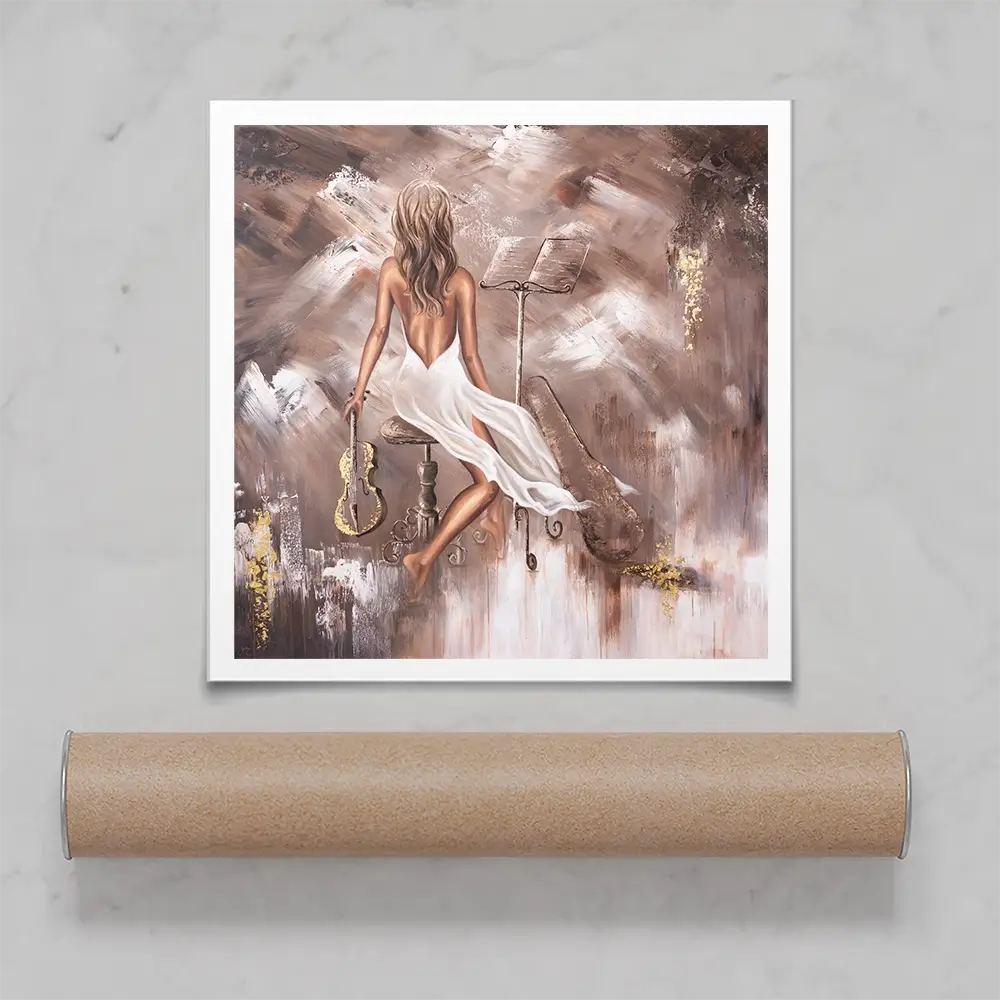 Mellifluous Square Art Print Mellifluous Square Art Print wall art product Isabella Karolewicz