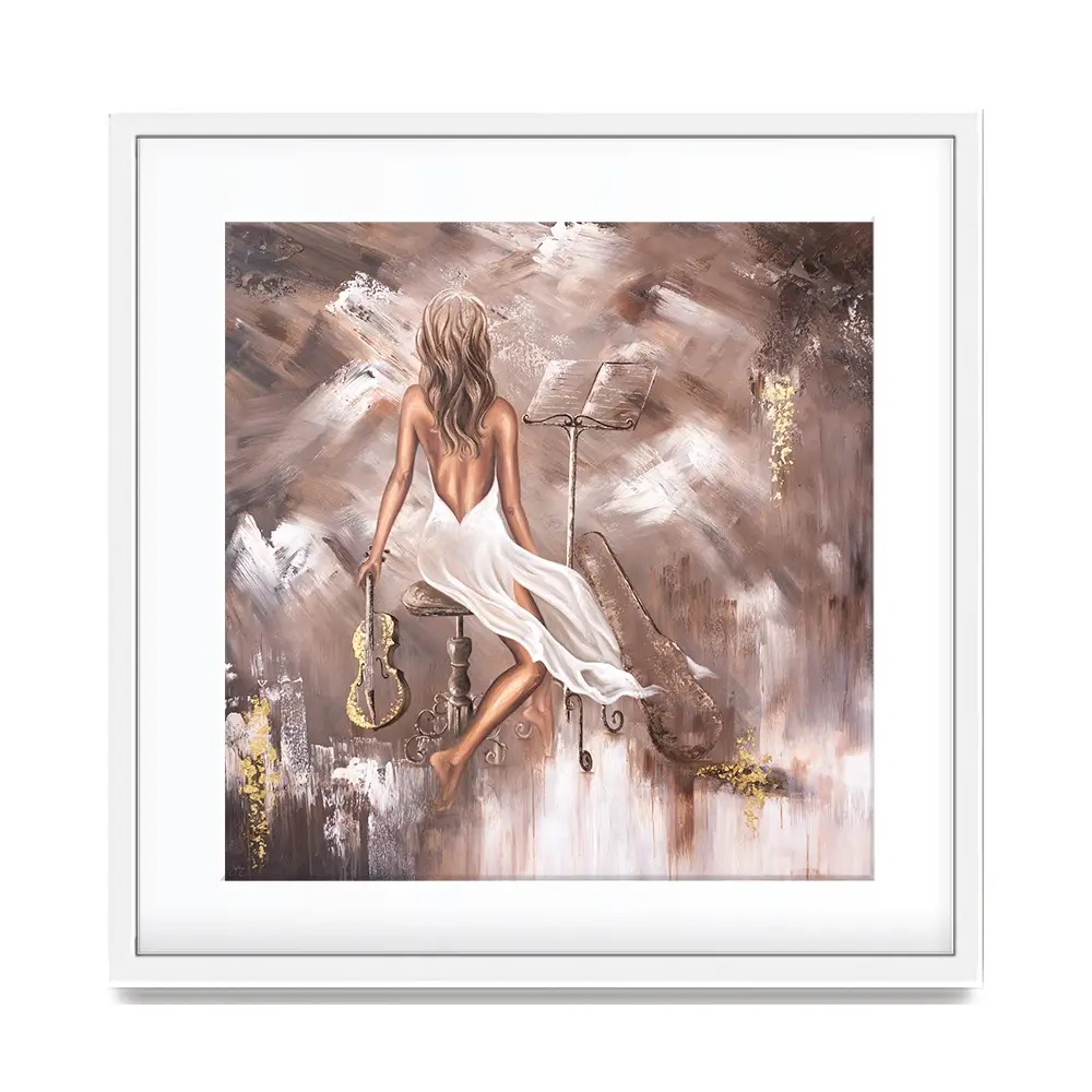 Mellifluous Square Framed Art Print Mellifluous Square Framed Art Print wall art product Isabella Karolewicz