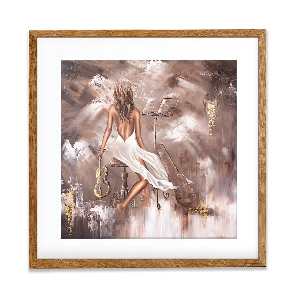 Mellifluous Square Framed Art Print Mellifluous Square Framed Art Print wall art product Isabella Karolewicz