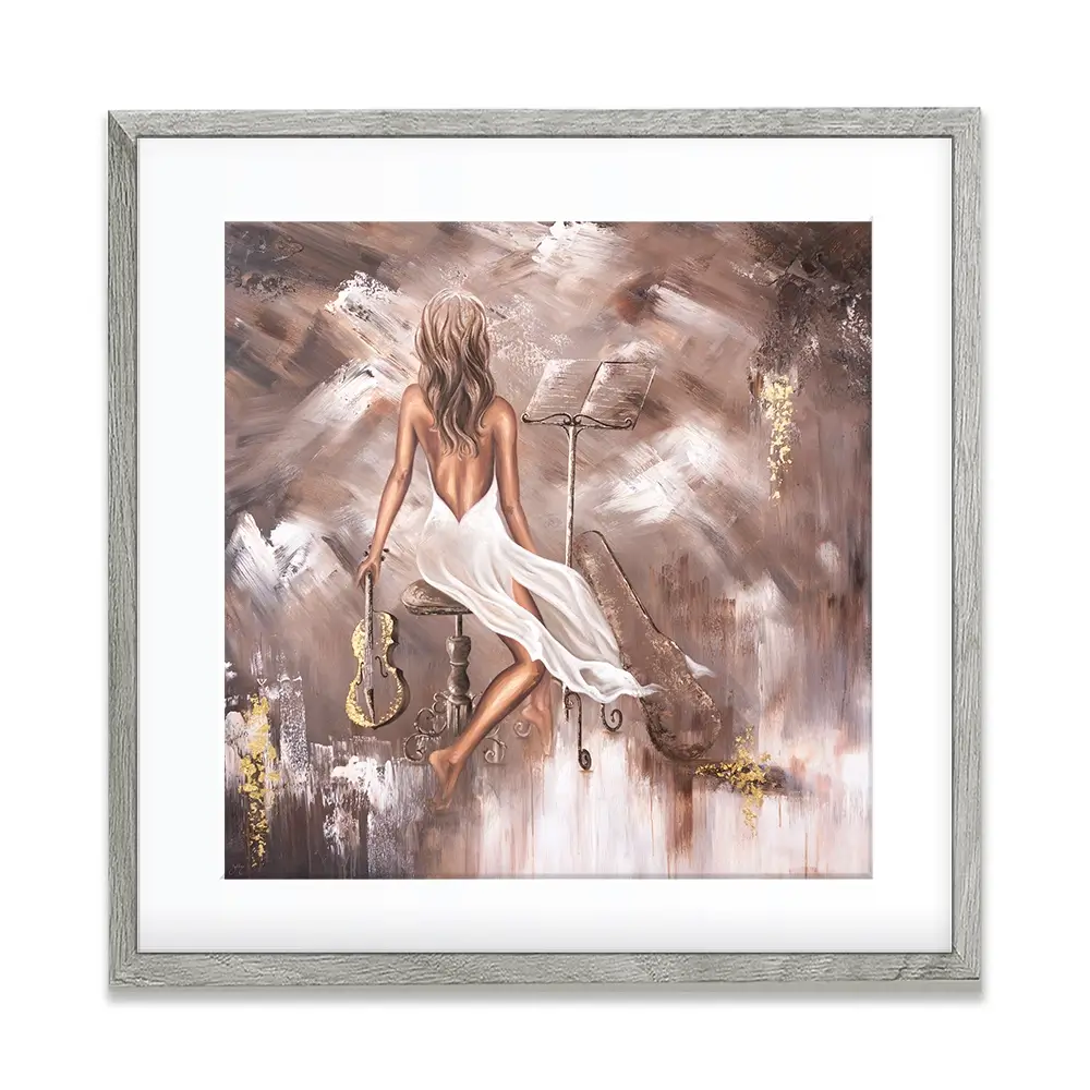 Mellifluous Square Framed Art Print Mellifluous Square Framed Art Print wall art product Isabella Karolewicz