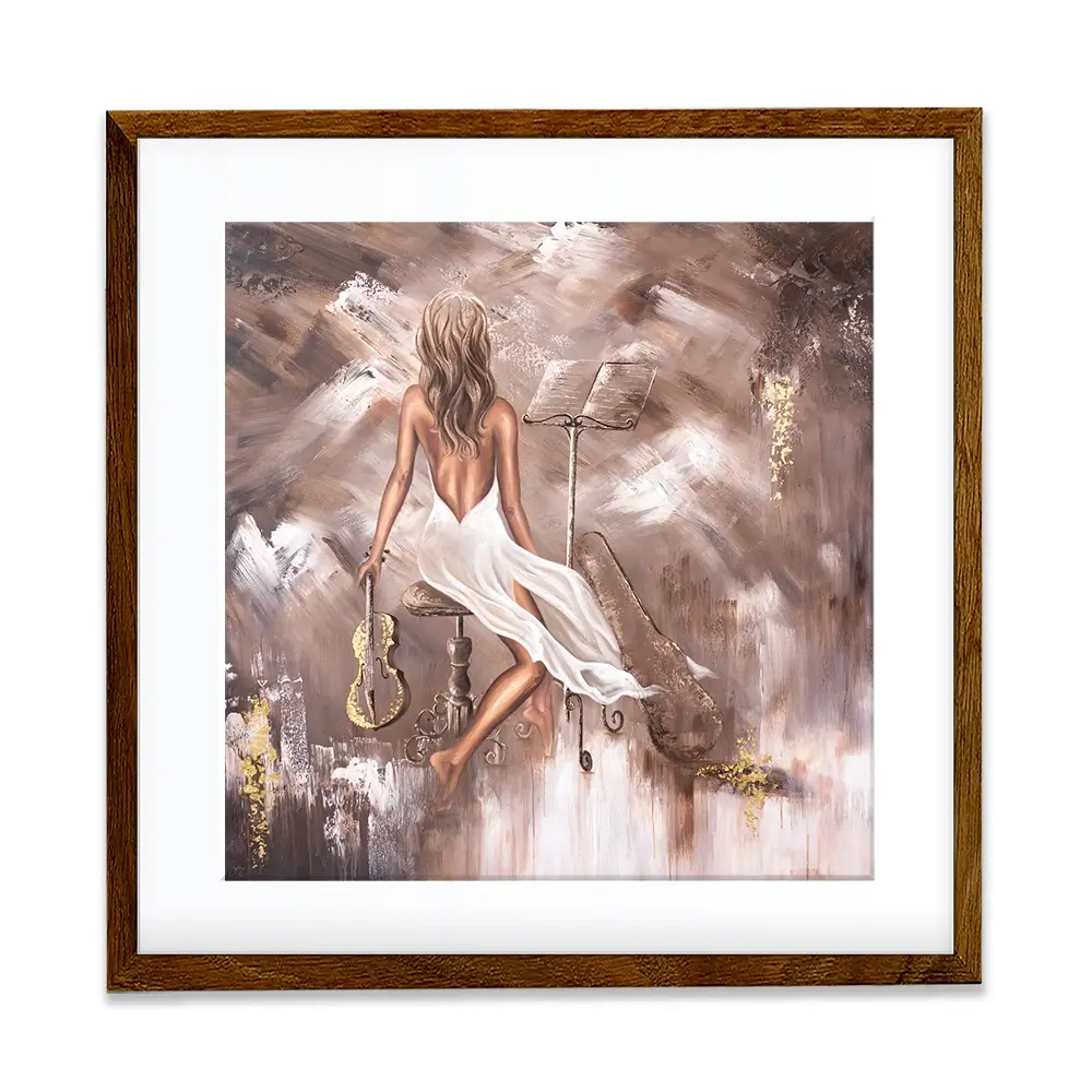 Mellifluous Square Framed Art Print Mellifluous Square Framed Art Print wall art product Isabella Karolewicz