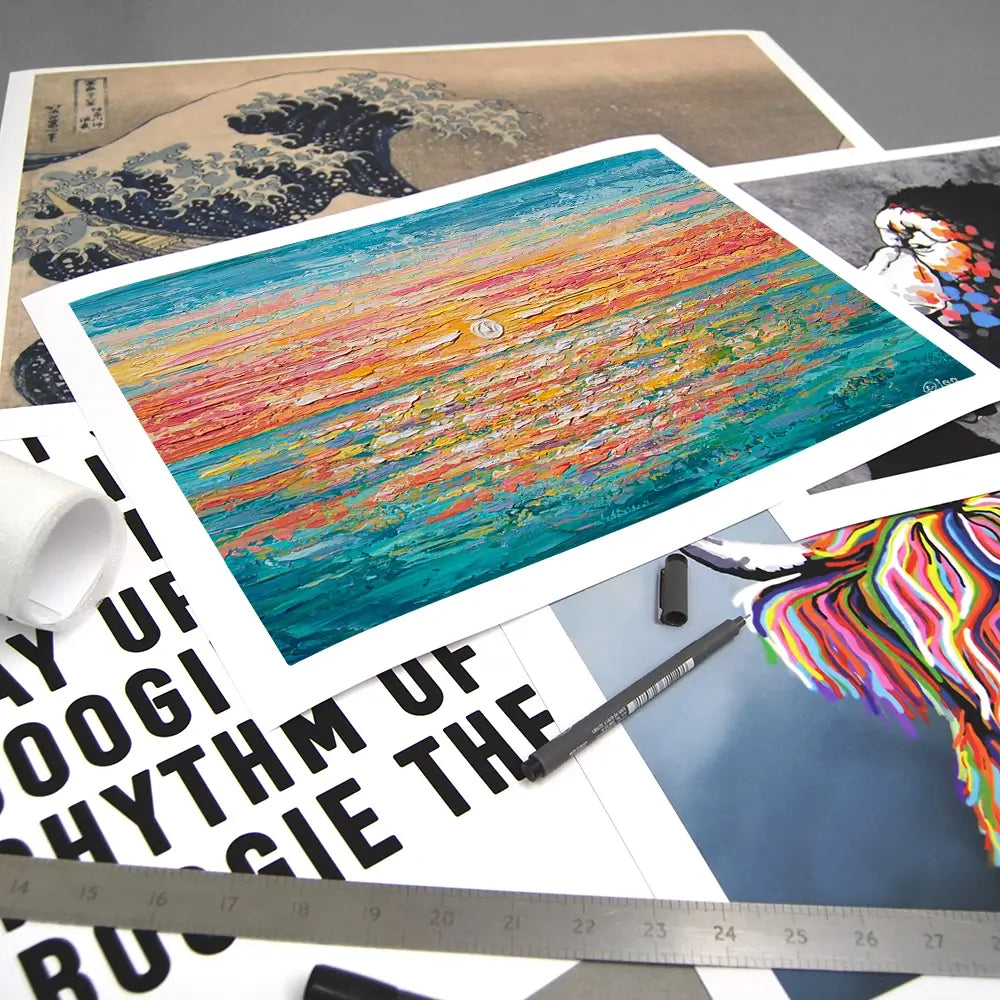 Mellow Sunset Art Print Mellow Sunset Art Print wall art product Olga Tkachyk