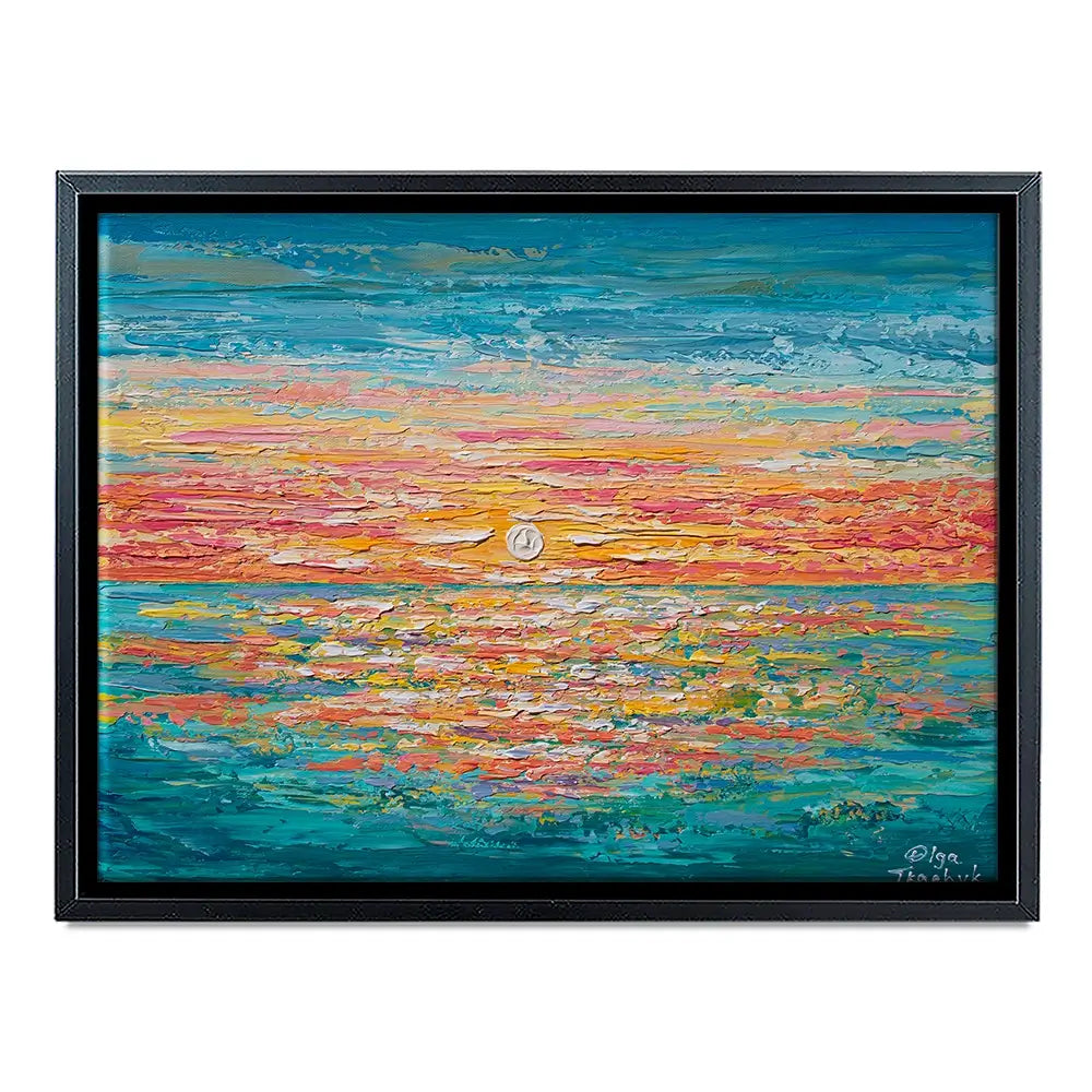 Mellow Sunset Canvas Print Mellow Sunset Canvas Print wall art product Olga Tkachyk