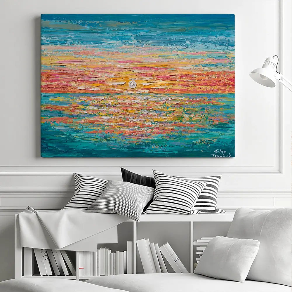 Mellow Sunset Canvas Print Mellow Sunset Canvas Print wall art product Olga Tkachyk