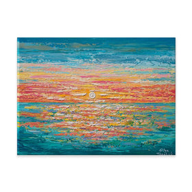 Mellow Sunset Canvas Print Mellow Sunset Canvas Print wall art product Olga Tkachyk