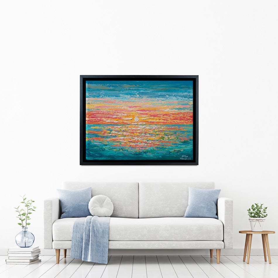Mellow Sunset Canvas Print wall art product Olga Tkachyk