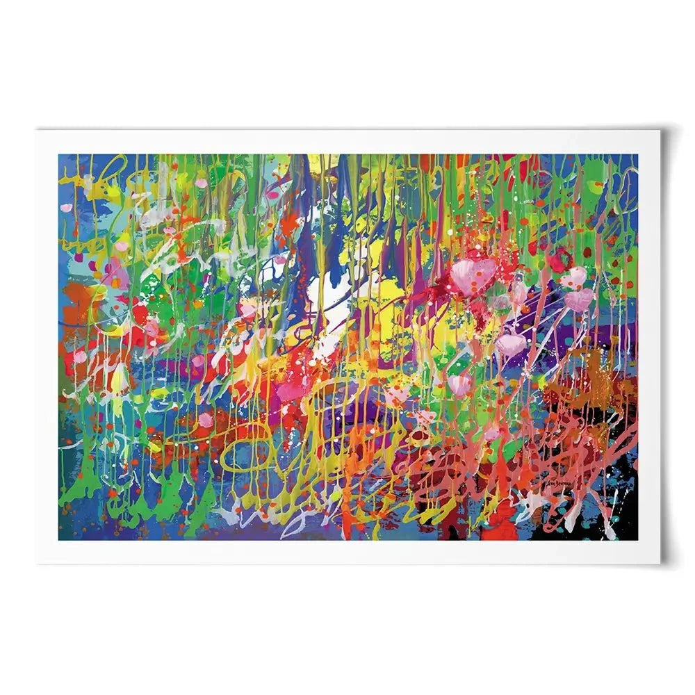 Melting Hues Of Summer Art Print Melting Hues Of Summer Art Print wall art product Leon Devenice