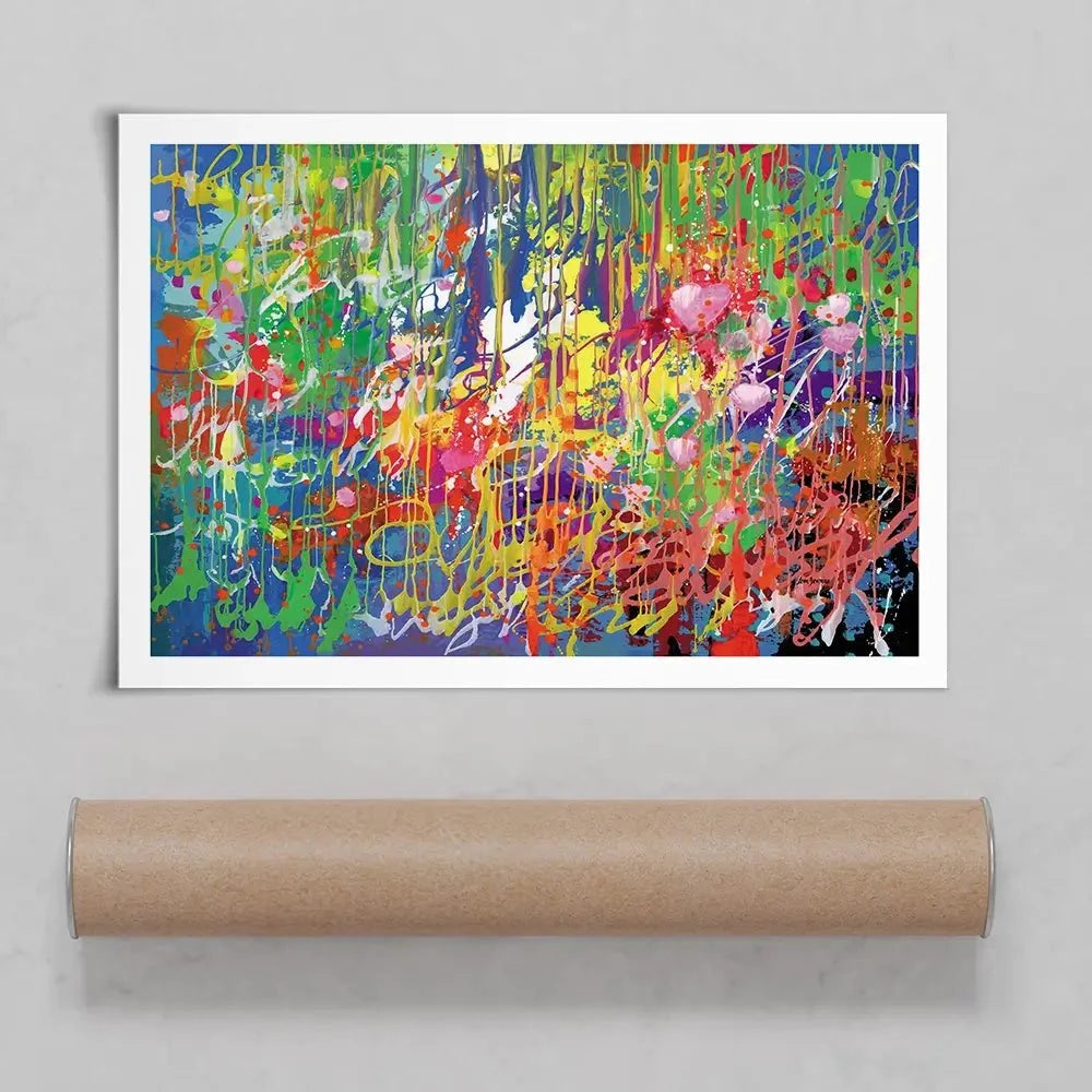 Melting Hues Of Summer Art Print Melting Hues Of Summer Art Print wall art product Leon Devenice