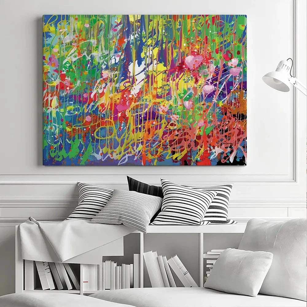 Melting Hues Of Summer Canvas Print Melting Hues Of Summer Canvas Print wall art product Leon Devenice