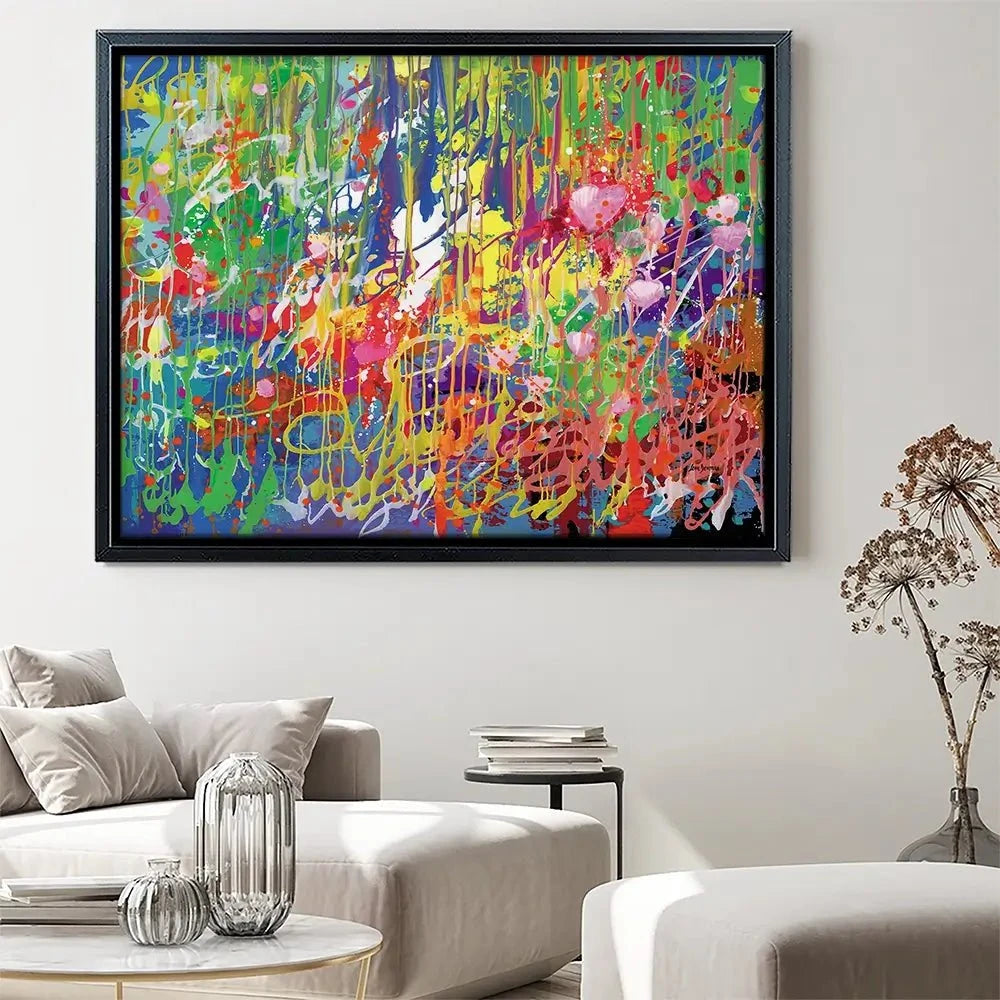 Melting Hues Of Summer Canvas Print Melting Hues Of Summer Canvas Print wall art product Leon Devenice
