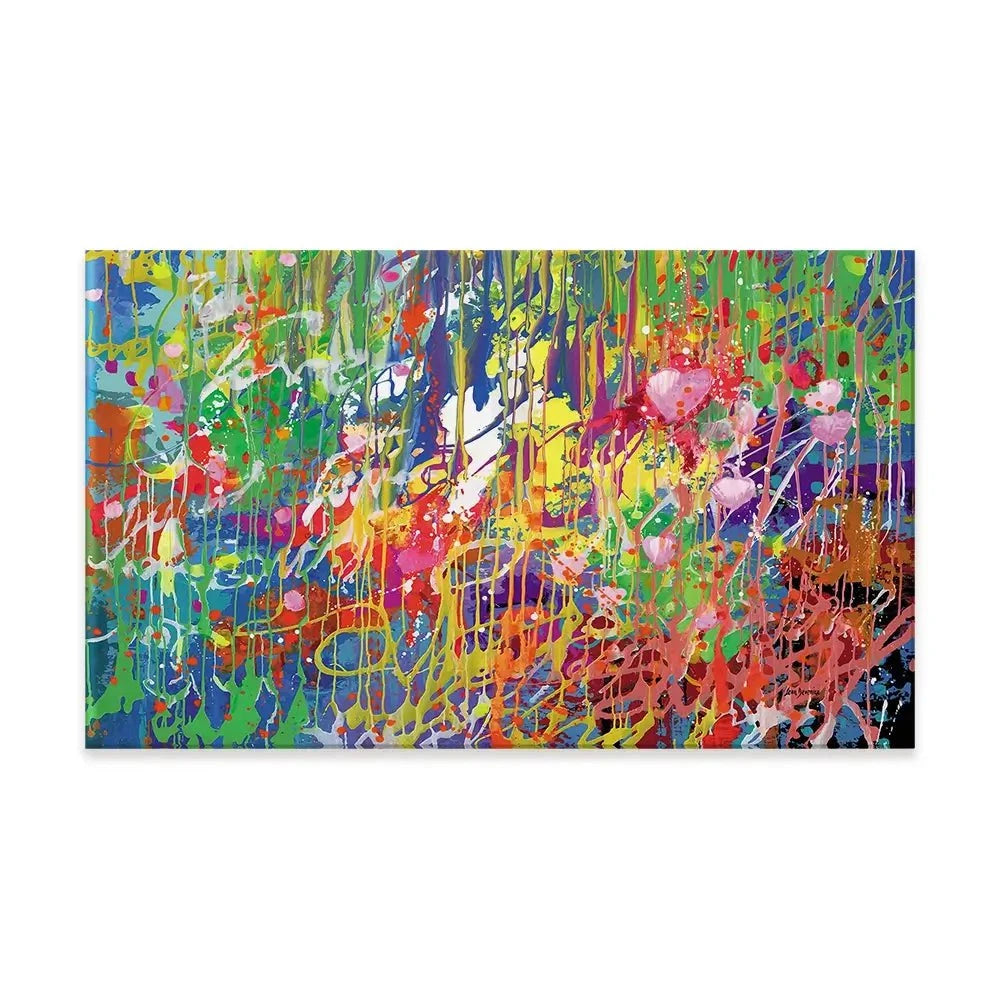 Melting Hues Of Summer Canvas Print Melting Hues Of Summer Canvas Print wall art product Leon Devenice