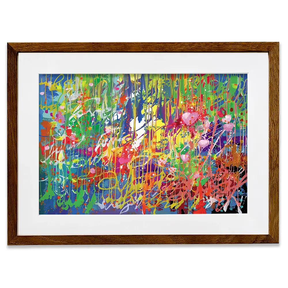 Melting Hues Of Summer Framed Art Print Melting Hues Of Summer Framed Art Print wall art product Leon Devenice