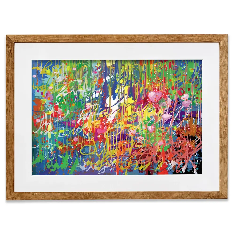 Melting Hues Of Summer Framed Art Print Melting Hues Of Summer Framed Art Print wall art product Leon Devenice