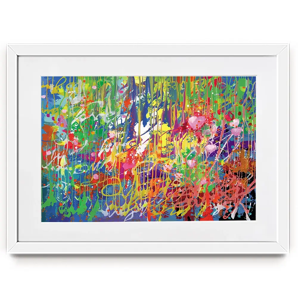Melting Hues Of Summer Framed Art Print Melting Hues Of Summer Framed Art Print wall art product Leon Devenice