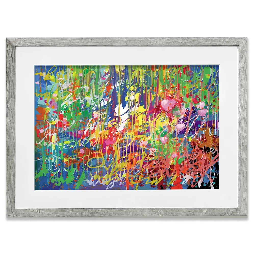 Melting Hues Of Summer Framed Art Print Melting Hues Of Summer Framed Art Print wall art product Leon Devenice