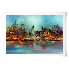 Merged Art Print Merged Art Print wall art product Osnat Tzadok