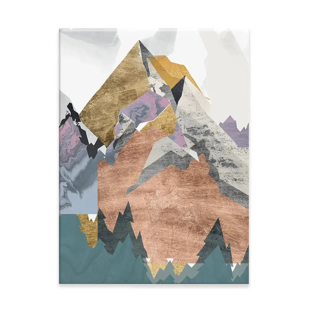 Metallic Range Canvas Print Metallic Range Canvas Print wall art product Jennifer Goldberger