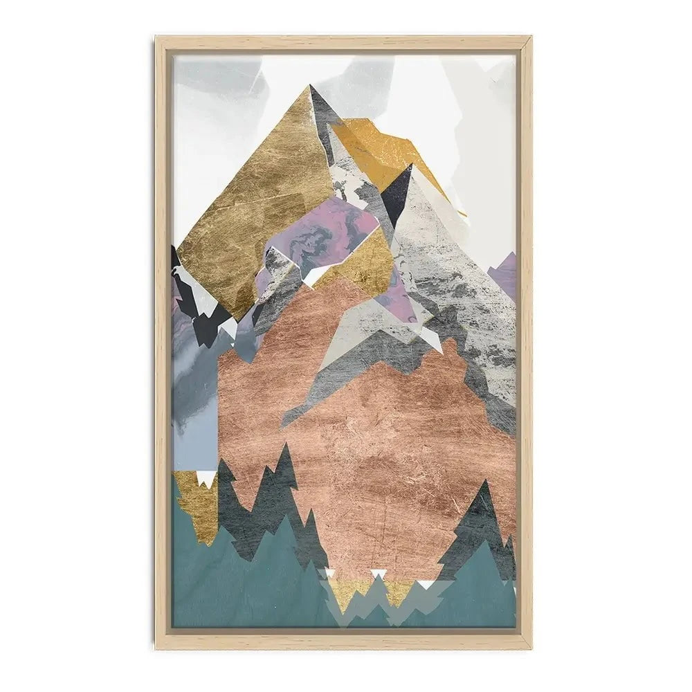 Metallic Range Canvas Print Metallic Range Canvas Print wall art product Jennifer Goldberger