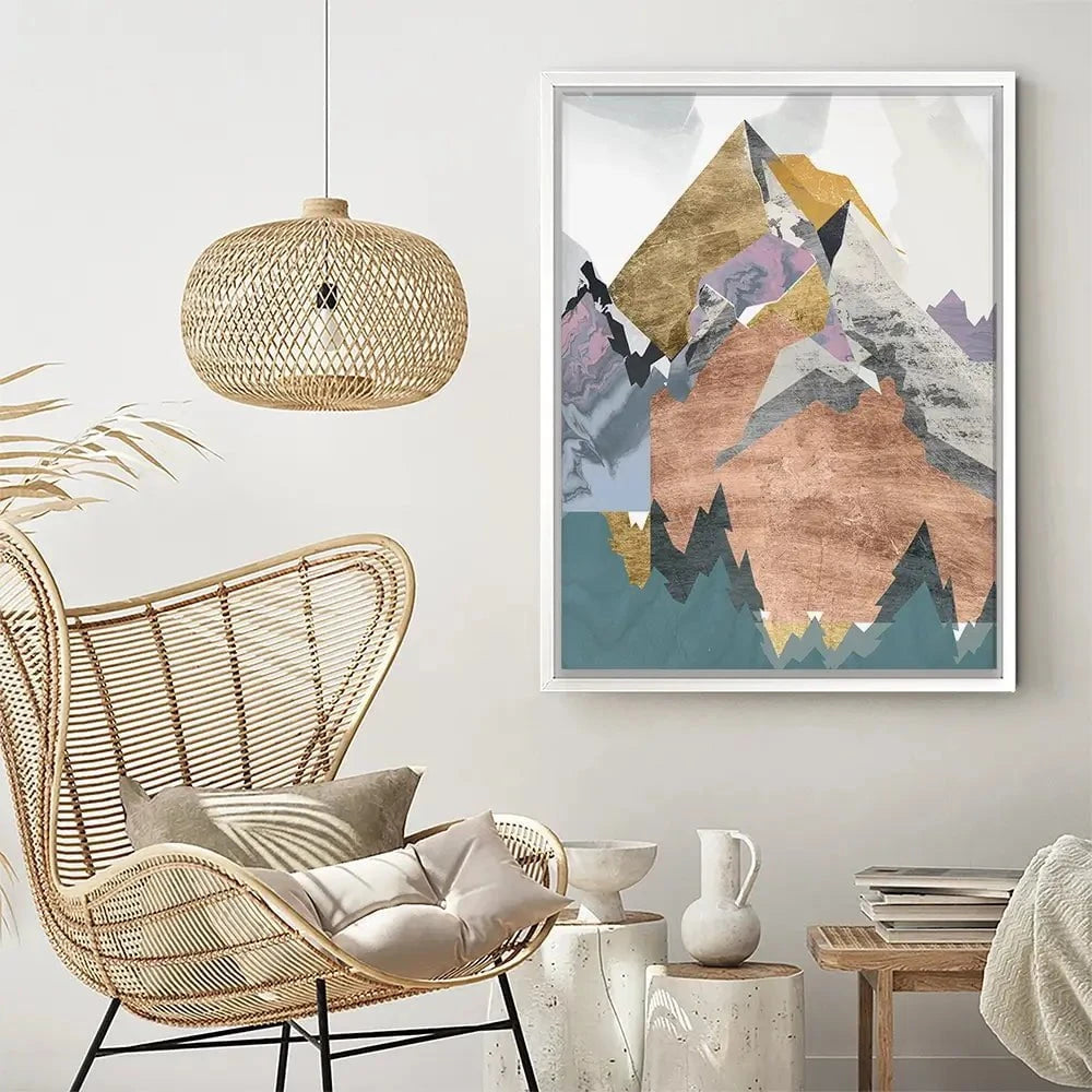 Metallic Range Canvas Print Metallic Range Canvas Print wall art product Jennifer Goldberger