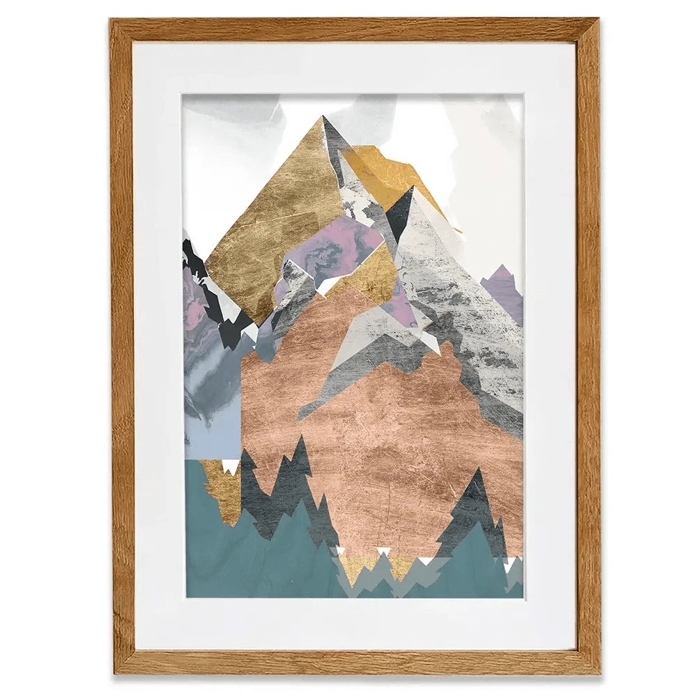 Metallic Range Framed Art Print Metallic Range Framed Art Print wall art product Jennifer Goldberger