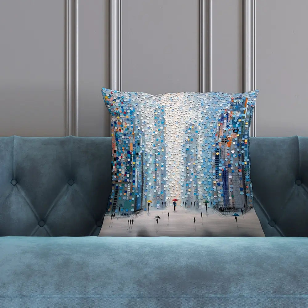 Metropolitan Dreams Cushion Metropolitan Dreams Cushion wall art product Ekaterina Ermilkina