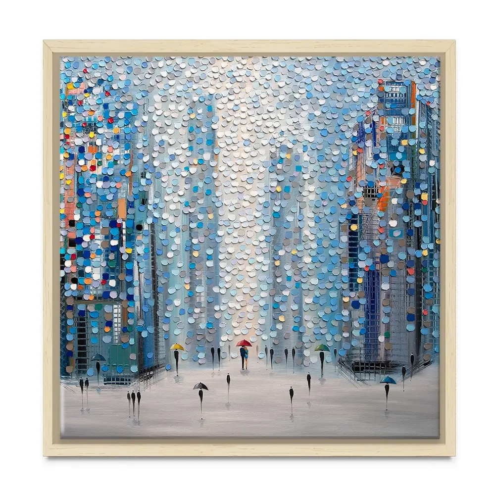 Metropolitan Dreams Square Canvas Print Metropolitan Dreams Square Canvas Print wall art product Ekaterina Ermilkina