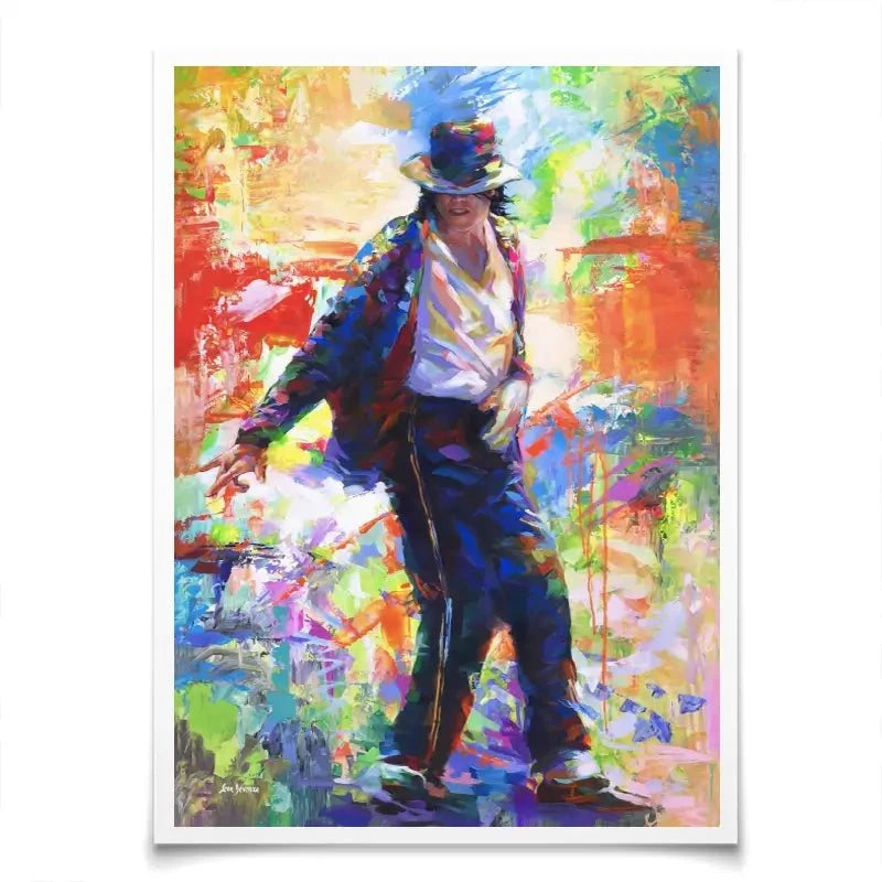 Michael Jackson Art Print Michael Jackson Art Print wall art product Leon Devenice